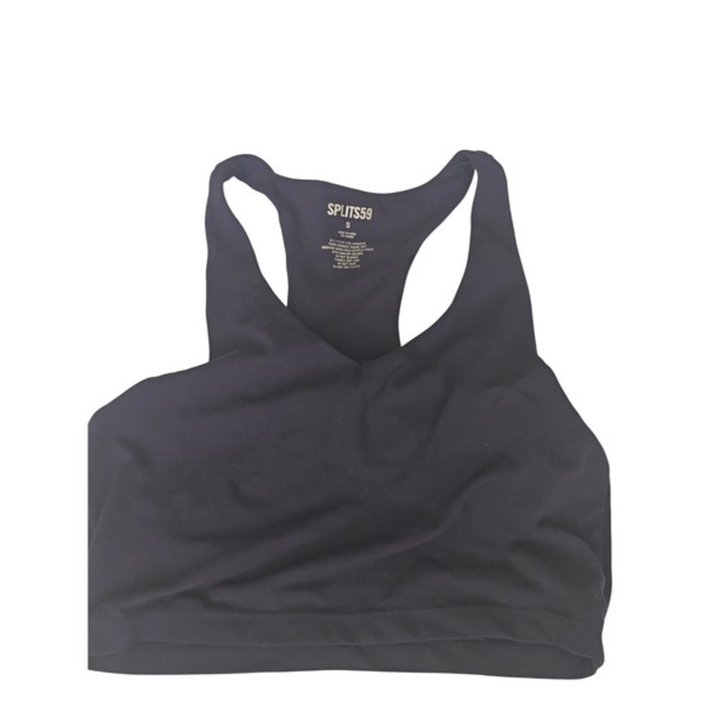 Splits59 Navy Blue Racerback Sports‎ Bra Athletic Top Size S